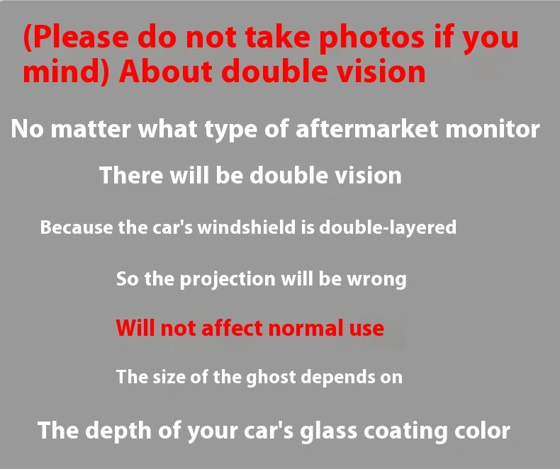 Car Mounted HUD Head Up Display Fuel Consumption Voltage Projector