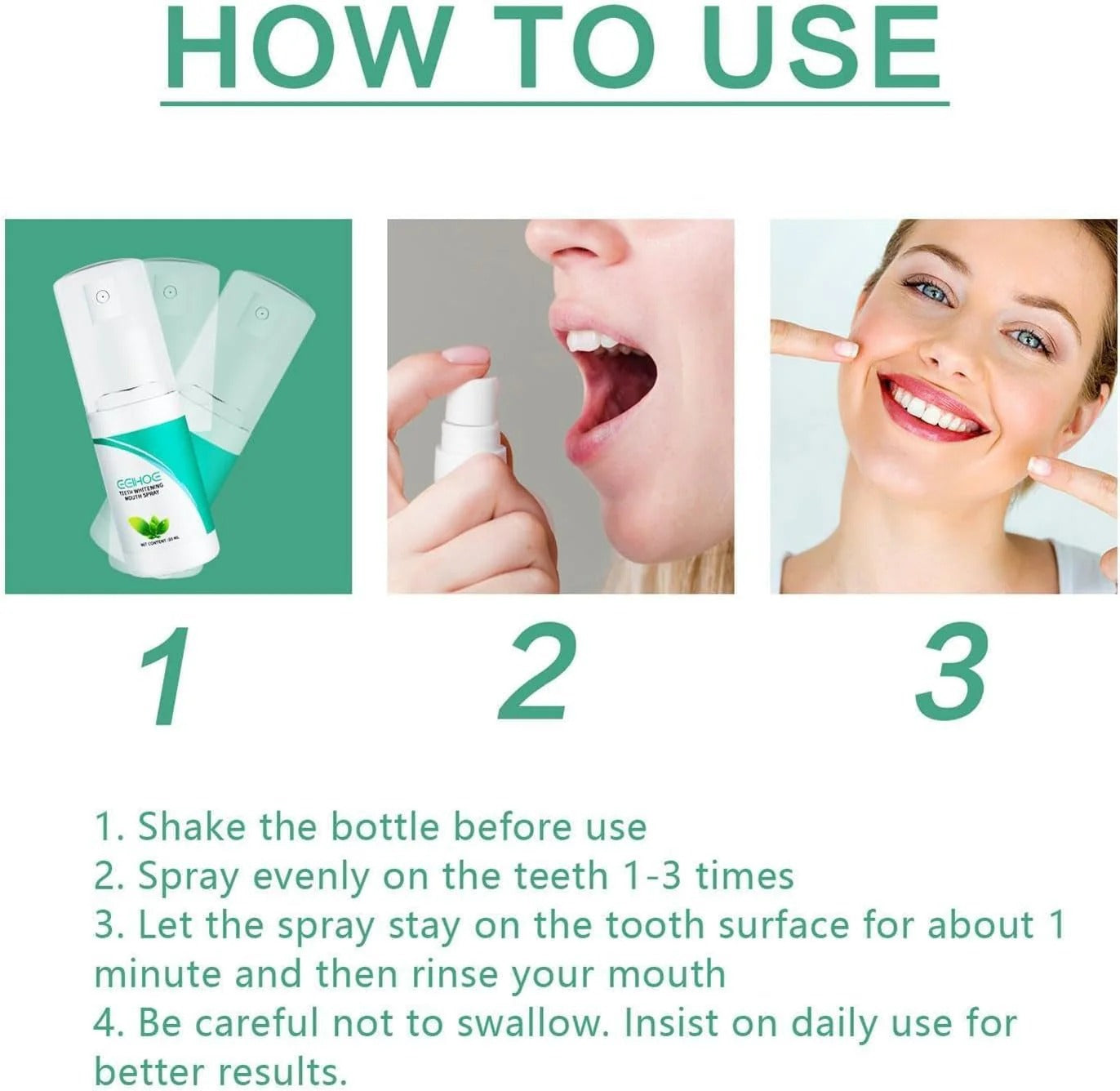 Eelhoe - Teeth Whitening Mouth Spray