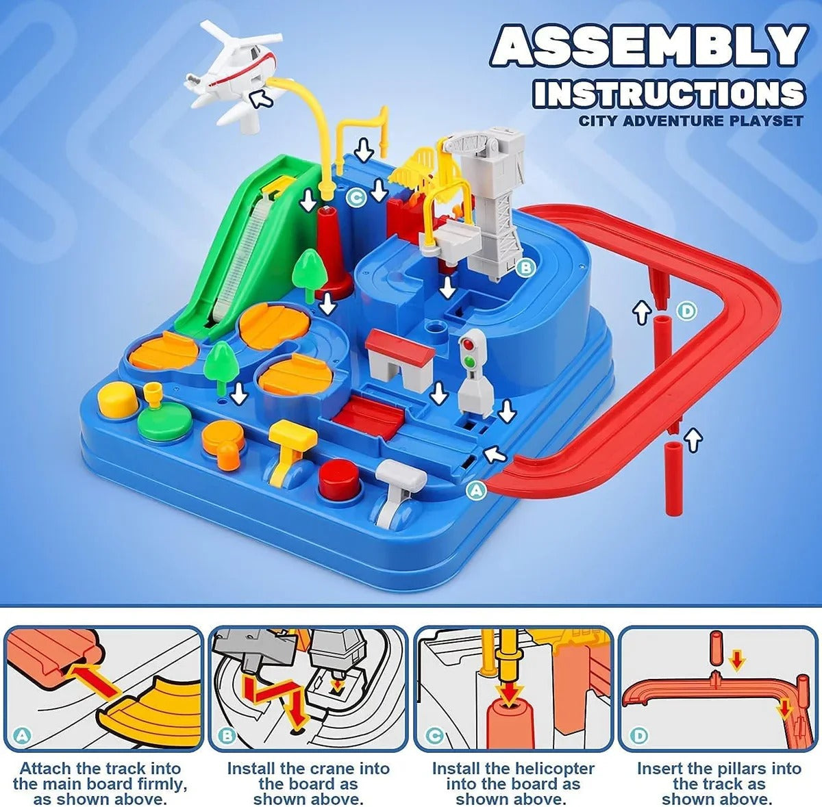 Car Adventure Mechanical Track Toy