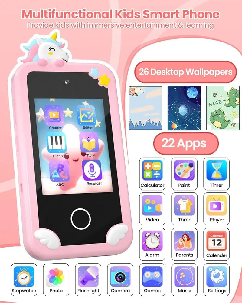 Kids Smart Phone Toy with Camera & Games