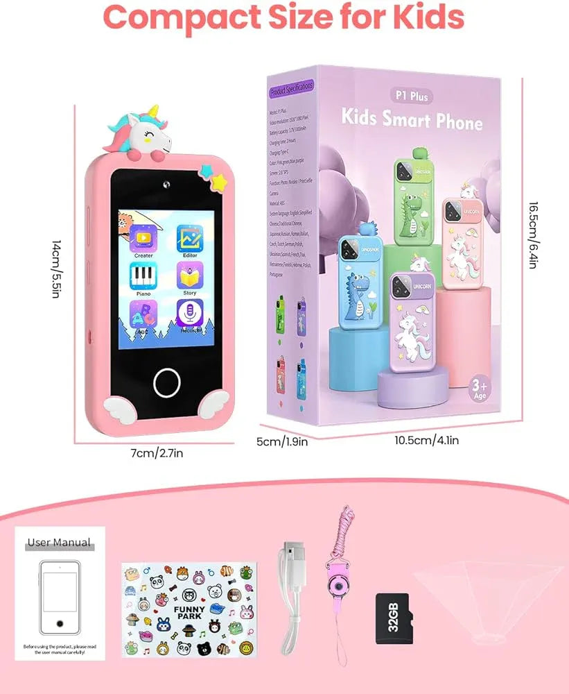 Kids Smart Phone Toy with Camera & Games